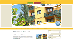 Desktop Screenshot of hotel-ariell.at